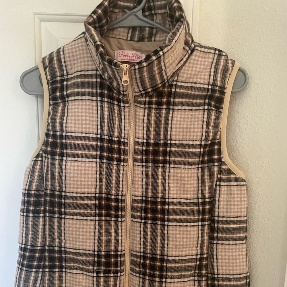 Really cute Pink Lilly vest - great for the fall weather.
